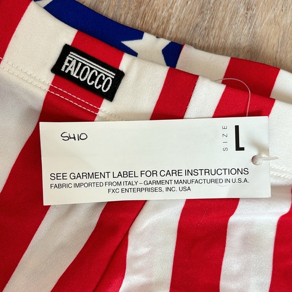 American flag 🇺🇸 swim short shorts L bathing suit men’s - Picture 2 of 3